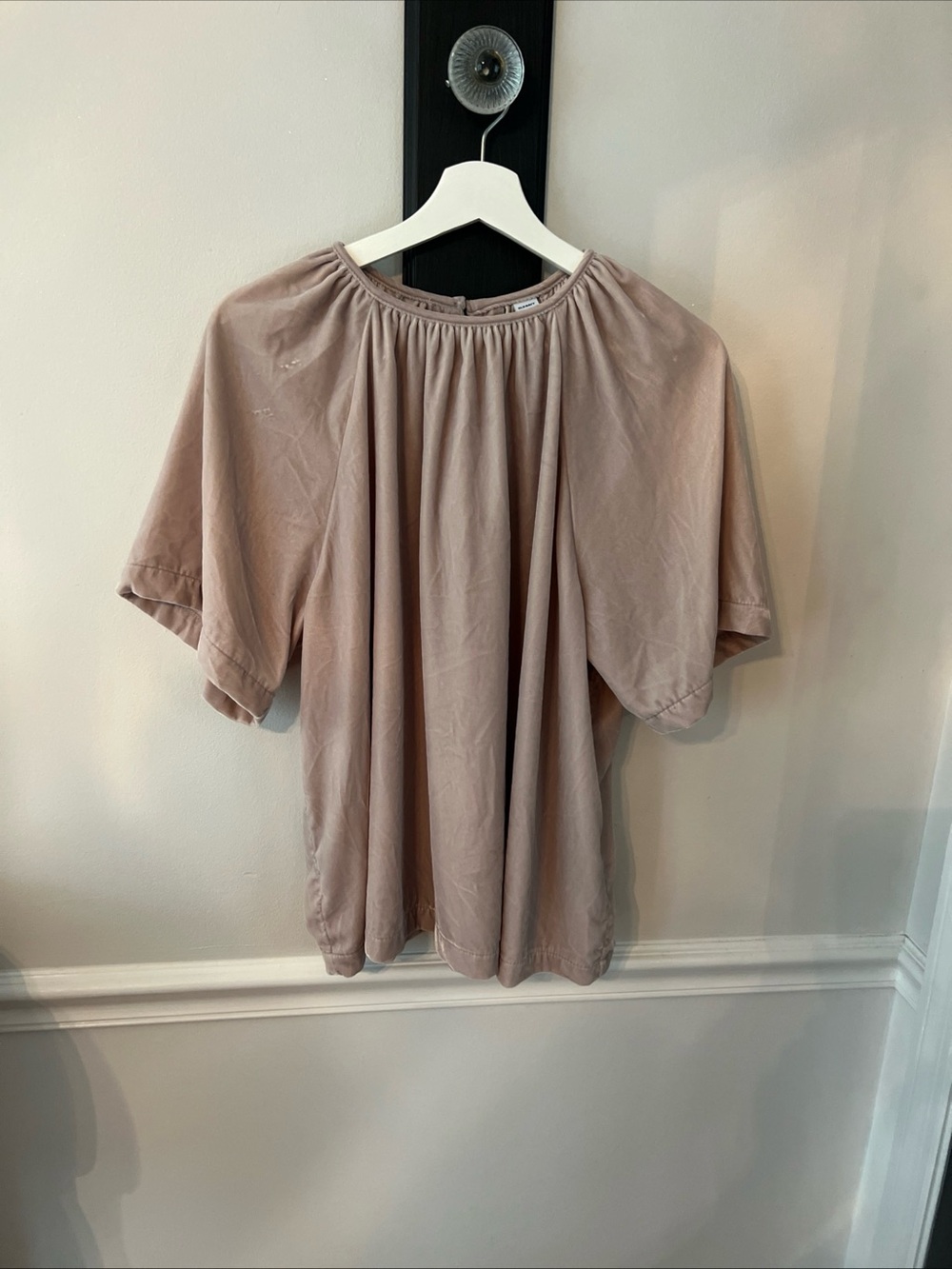 Old Navy Dusty Rose Peasant Blouse